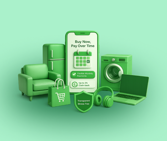 Buy and pay monthly benefit