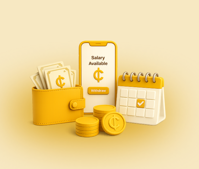 Earned wage access benefit